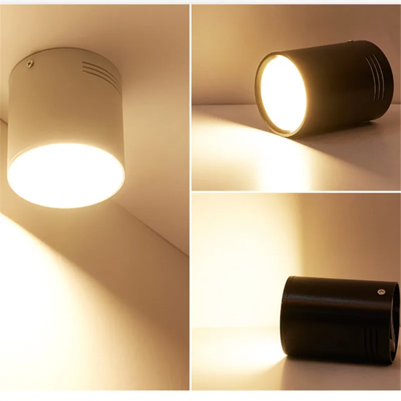 

LED Ceiling light Surface mounted Dimmable Ceiling lamps Cylinder 7W 10W 15W 18W for Bedroom,Living room,office,shop,Studio