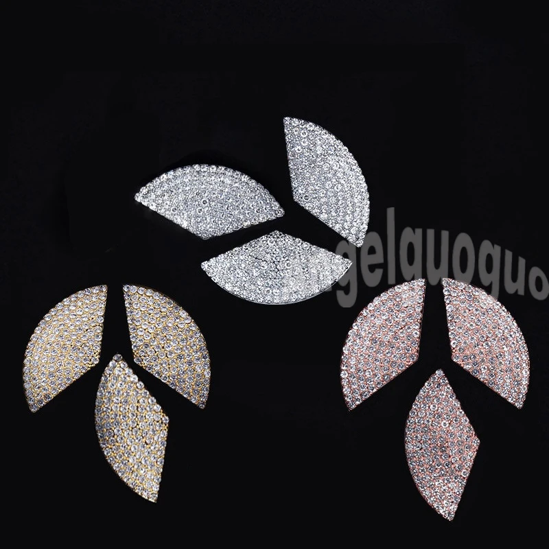 Автомобильная эмблема рулевого колеса 3D Стразы логотип наклейка с алмазным