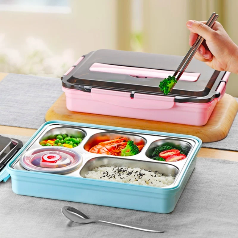 Портативный Ланч бокс из нержавеющей стали 304 новый популярный стильный