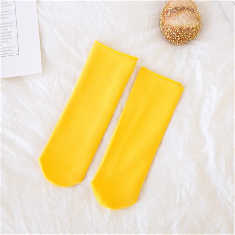 yellow Wamer/Зимние Детские утепленные шерстяные кашемировые зимние носки бесшовное бархатное сапоги детские носки-тапочки для От 3 до 12 лет - Цвет: yellow