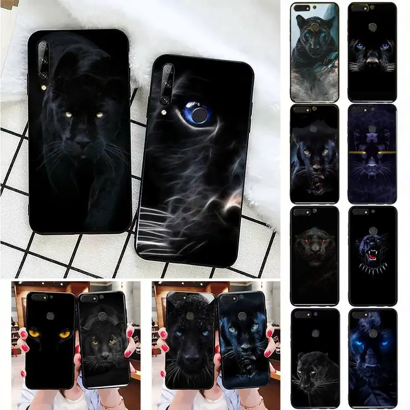 

Animal Panther Phone Case For Huawei Honor 7A 7C 8 8x 9 10 20lite Fundas Coque for Honor 10i 20i Capa