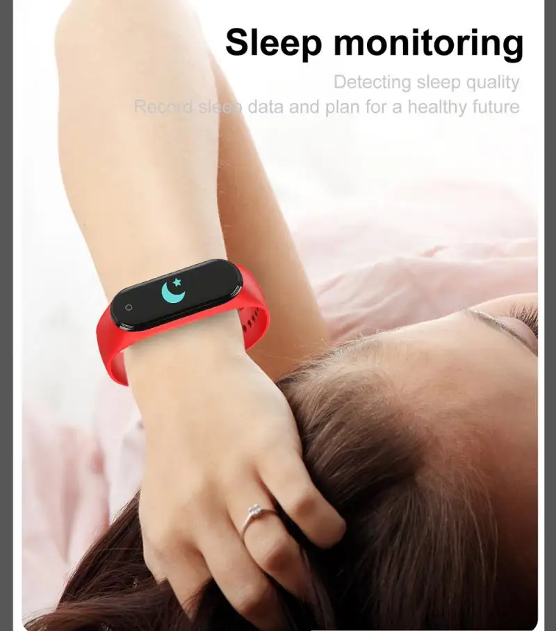 Новинка M4 водонепроницаемые Смарт часы браслет пульсометр Монитор