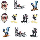 10 шт.лот ПВХ Супер крутые аксессуары для обуви в виде кролика садовые украшения для обуви Croc Jibz очаровательные подарки для детской Вечерние