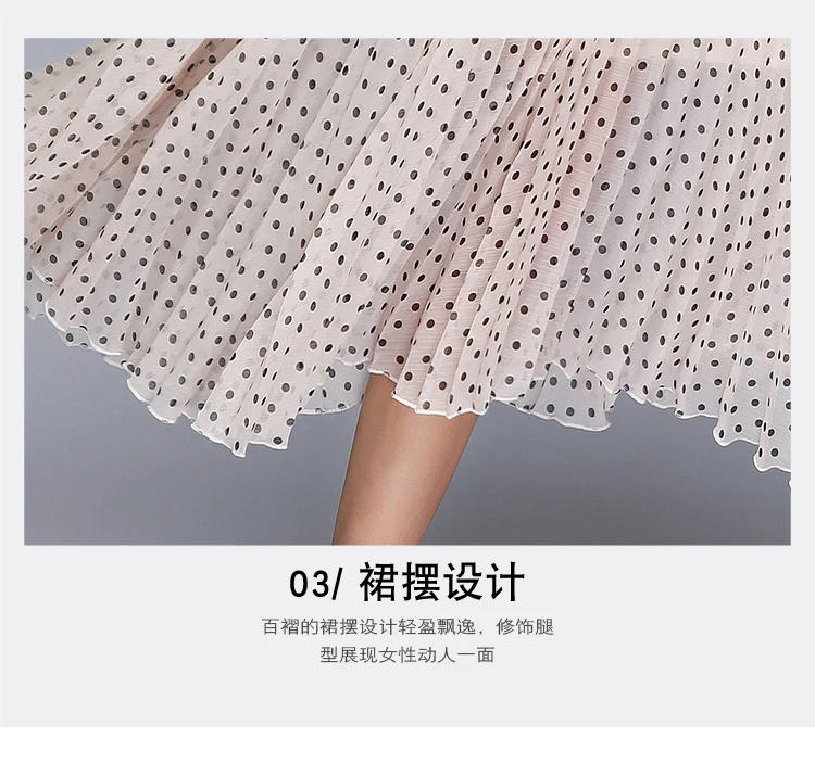 Женское винтажное платье в горошек черное кружевное с круглым вырезом