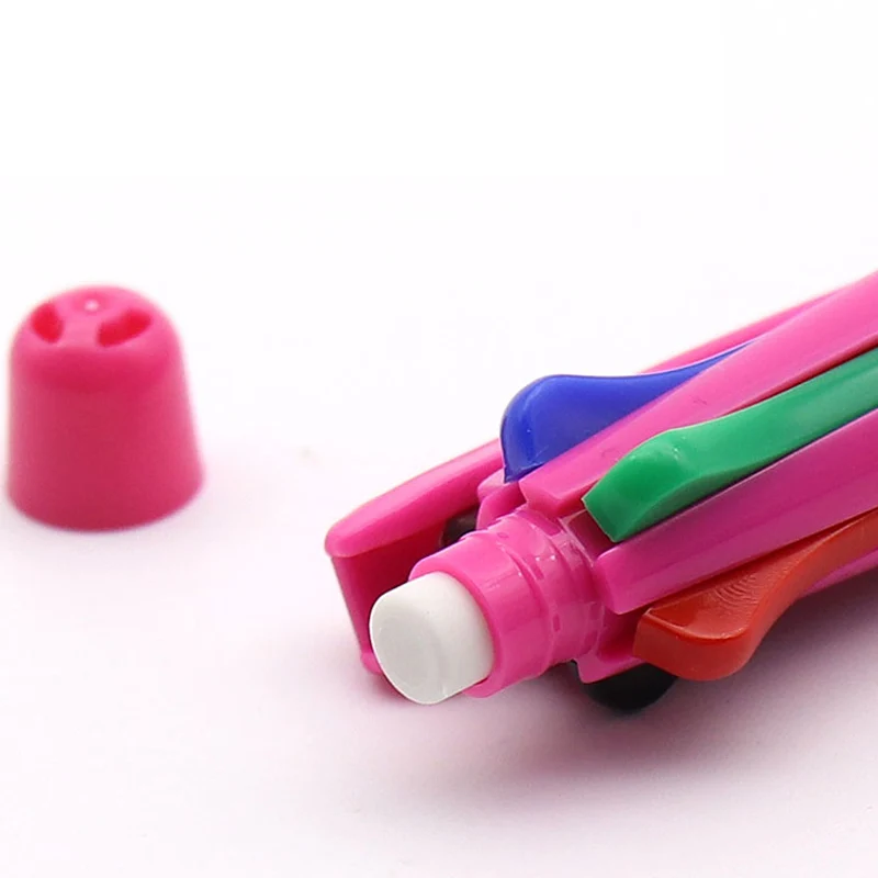 Ручка шариковая Zebra B4SA1 4 цвета 0 7 мм черная синяя красная зеленая + Карандаш 5 |