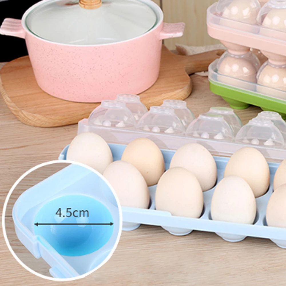 1/3 шт. Ящики для яиц пластиковый поднос хранения в холодильнике Чехол Контейнер