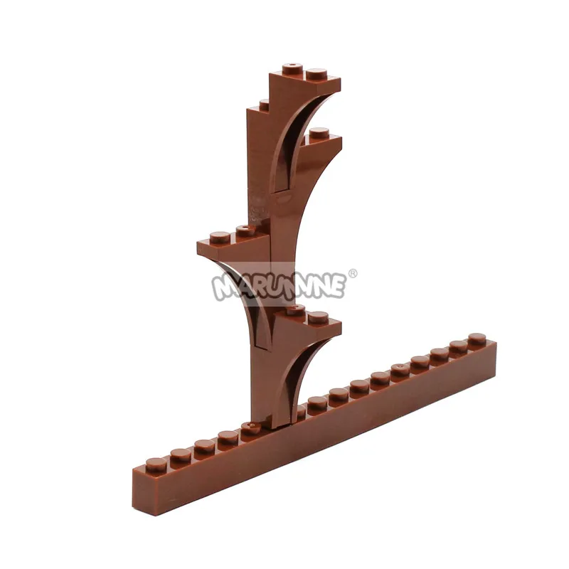 MARUMINE 50 шт. 1x3x3 MOC кирпичная Арка ветка лестница сборы частицы строительные блоки