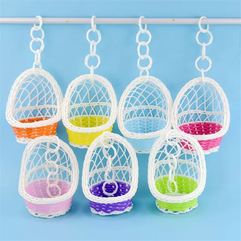 1 Pcs Swing Nest Cages Hanging bed Hamster Hammock Garden Decoration Parrot Basket Small Pet Cradle Weaving Bird Nest Hammock