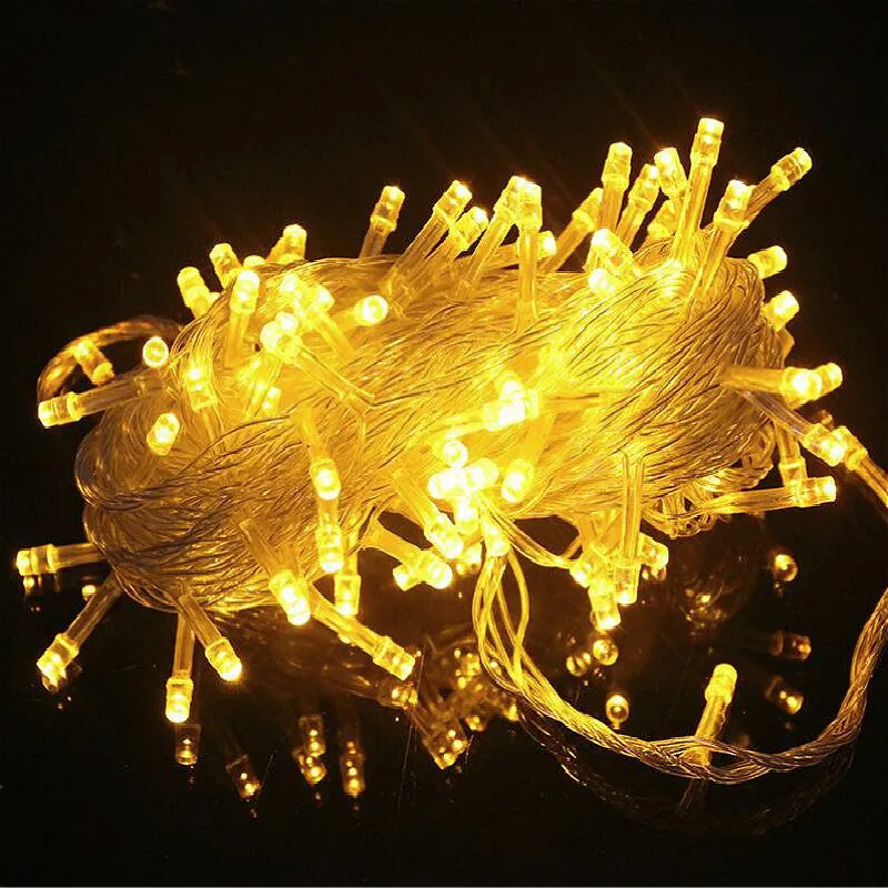 Мерцающий Звездный прозрачный светильник s 5 м 10 для помещений открытый феи 8