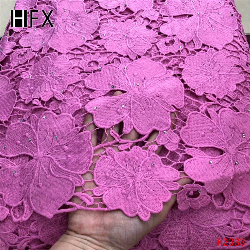 Tissu africain broderie coton нигерийский шнур кружевной ткани высокое качество Гипюр Вышивка Французская ткань кружево для вечернего платья