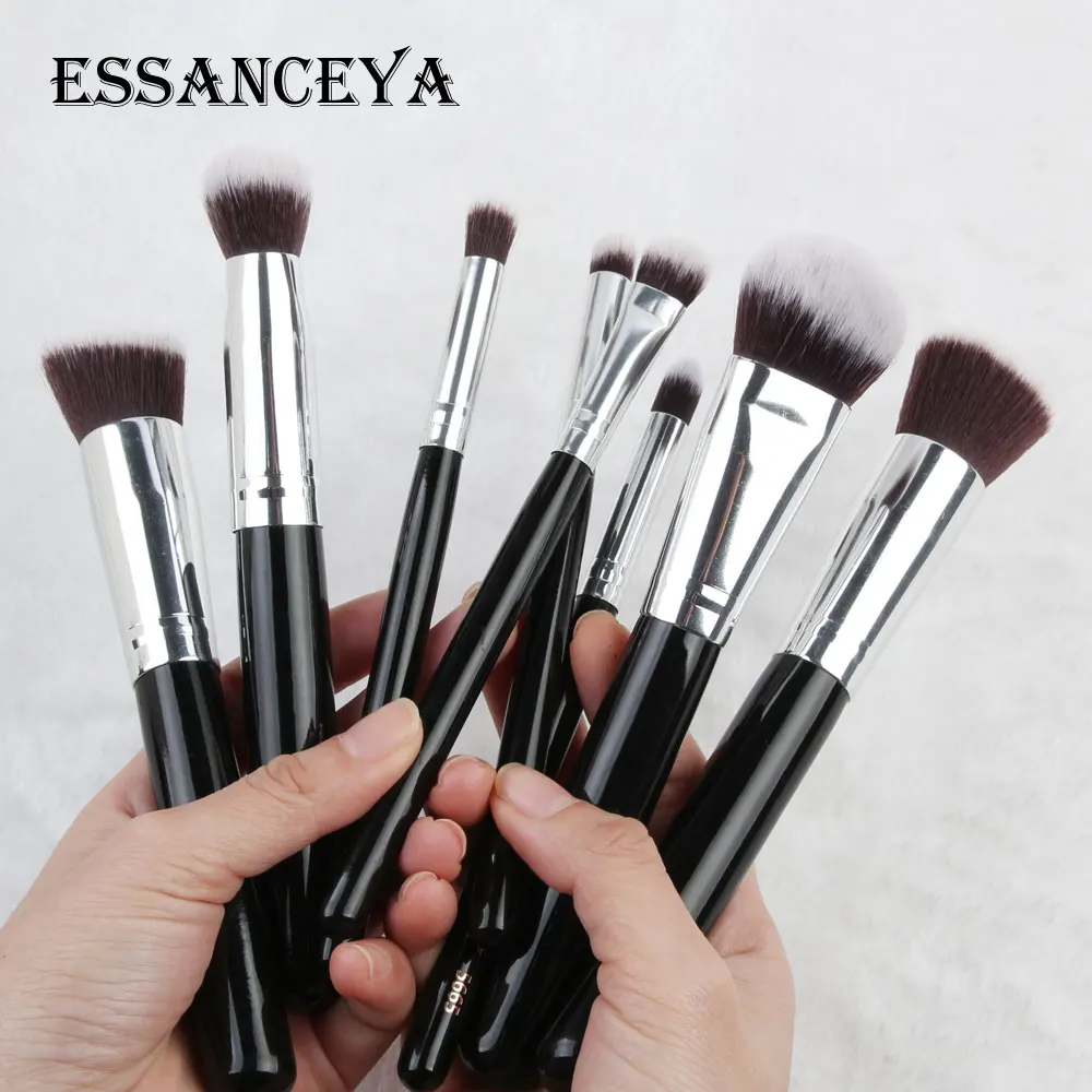 ESSANCEYA профессиональные 8 шт. кисти для макияжа Набор классических теней для глаз Подводка для глаз Пудра основа для макияжа Румяна Красота Макияж Кисти Инструменты