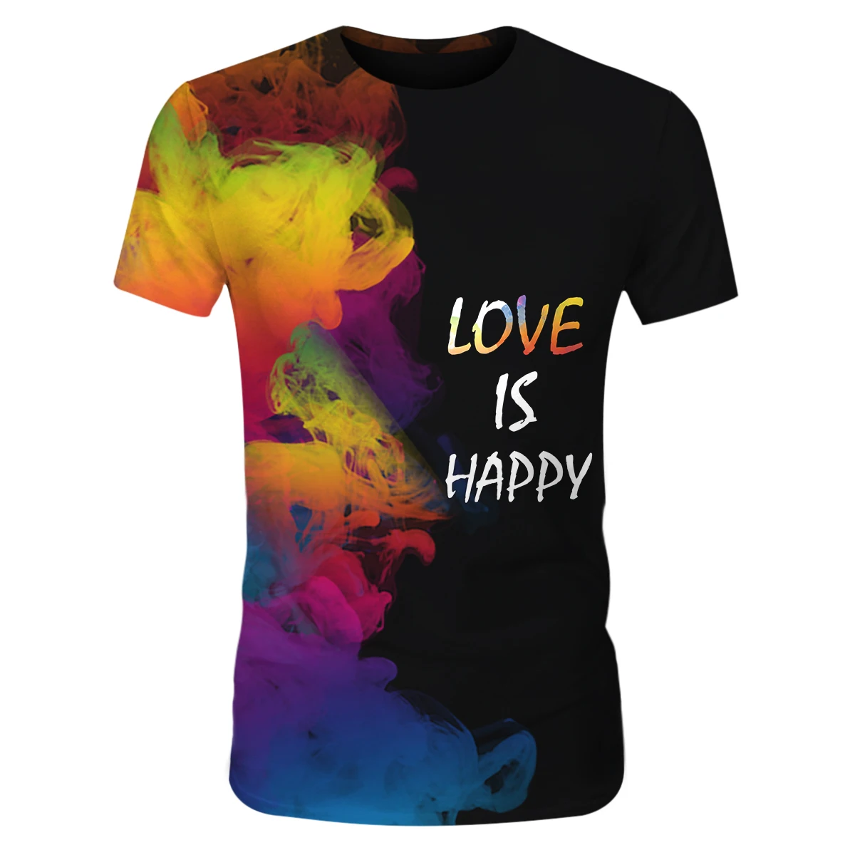 

Cloudstyle Young Men Printed Tie-Dye T-Shirts Fashion Street Cluture Men's T-Shirts Color Pigment 3D Printing Short Sleeves New