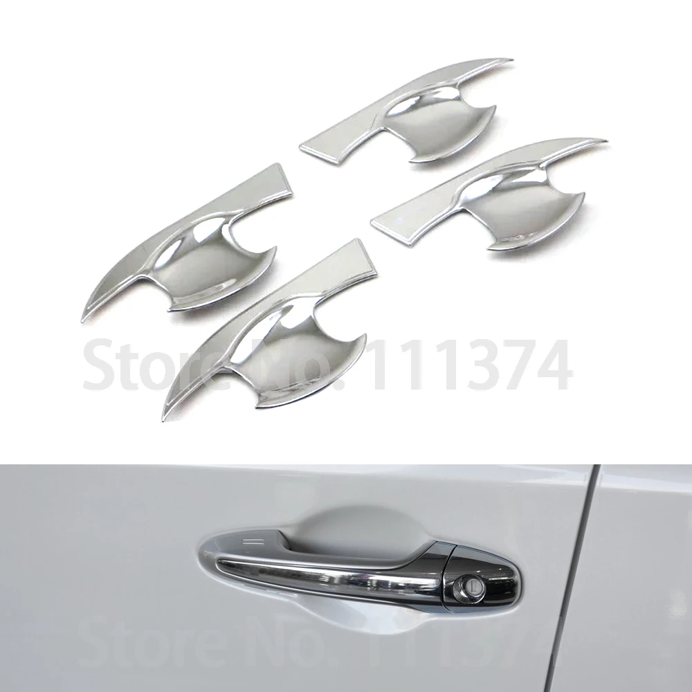 

Chrome Door Handle Bowl Cover For Toyota RAV4 2014 2015 2016 2017 2018 ABS Blade Shape Trim Decoration Accessories
