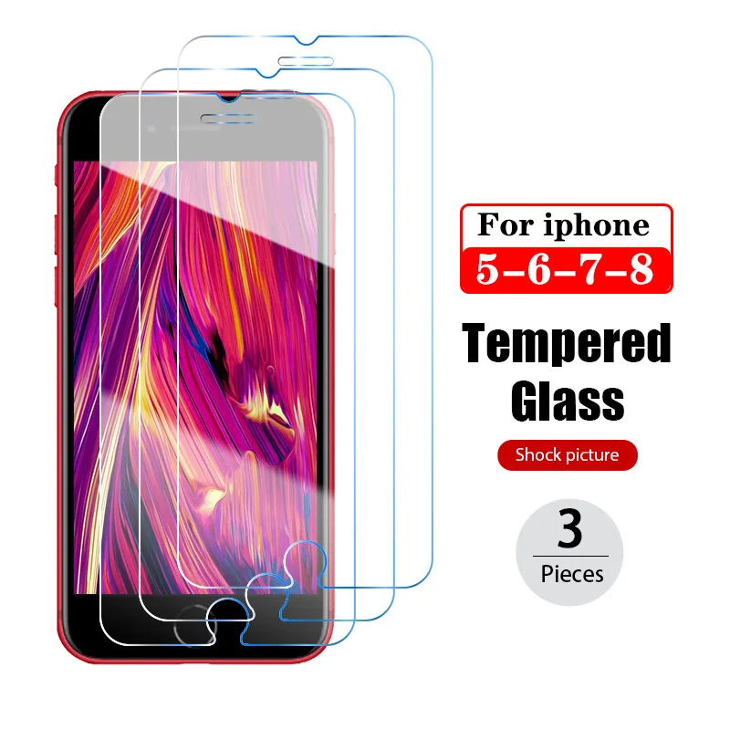 Защитное стекло HD для iphone 6 6s plus 7 5s se 8 пленка из закаленного стекла 5c SE