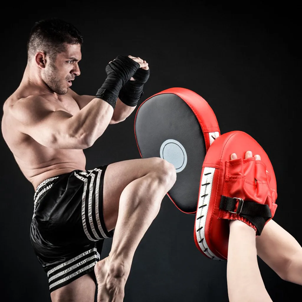 2 шт. боксерские подушечки для кикбоксинга тренировочные пусковые площадки