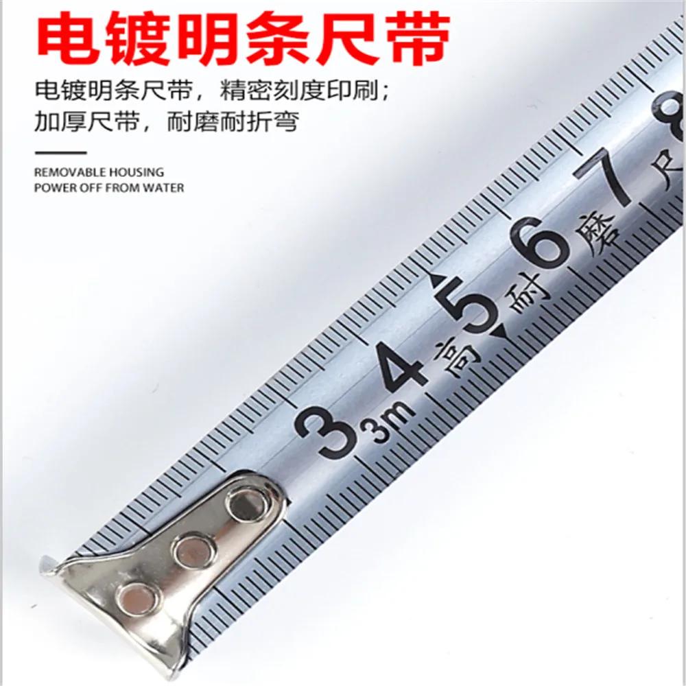 

3-10m Portable steel tape measure metal meter distance tool ruler Tools Roll Work Wrist Strap Retractable Flexible Rule Tapeline