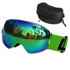 Лыжные очки LOCLE, двухслойные, противотуманные, с защитой от ультрафиолета UV 400, для мужчин и женщин, для катания на лыжах, сноуборде, скейтборде, лыжная маска