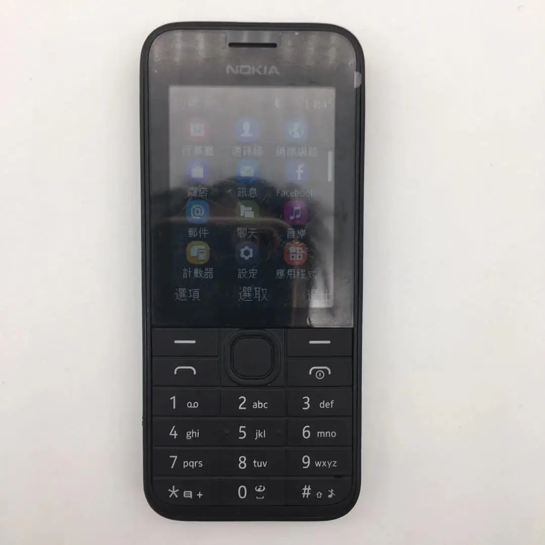 nokia 207 refurbished original nokia 207 single sim card phone gsm unlocked mobile phone hebrew keyboard no camera free global shipping