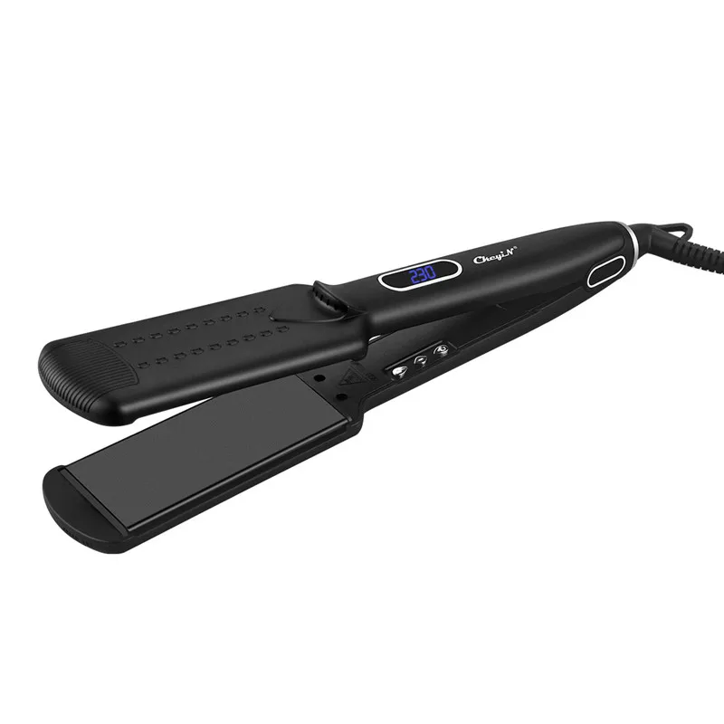 

Professional Flat Iron Ceramic Coating Electric Hair Straightener Wet Dry Dual Use Hair Straightening Iron 16 Level Temperatures