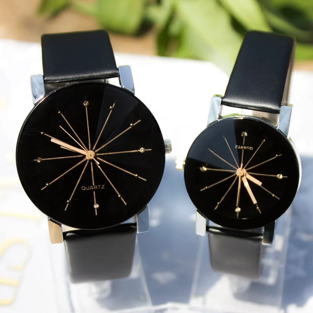 Великолепные часы для мужчин и женщин роскошные популярные брендовые кварцевые