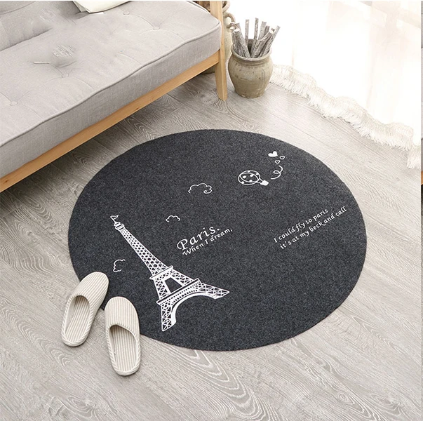 80 см Добро пожаловать Водонепроницаемый дверной коврик с мультяшной вышивкой