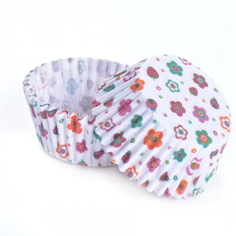 100 шт. бумажные чашки для торта формочка маффинов форма выпечки принадлежности