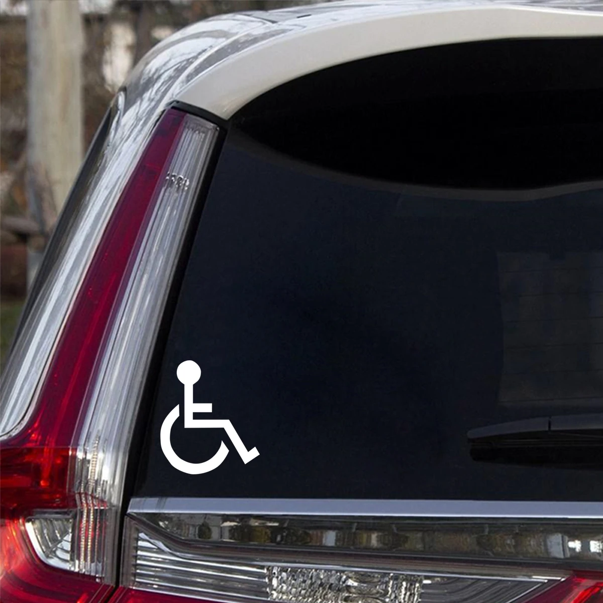 Забавная наклейка на автомобиль инвалидную коляску для водителей автомобилей