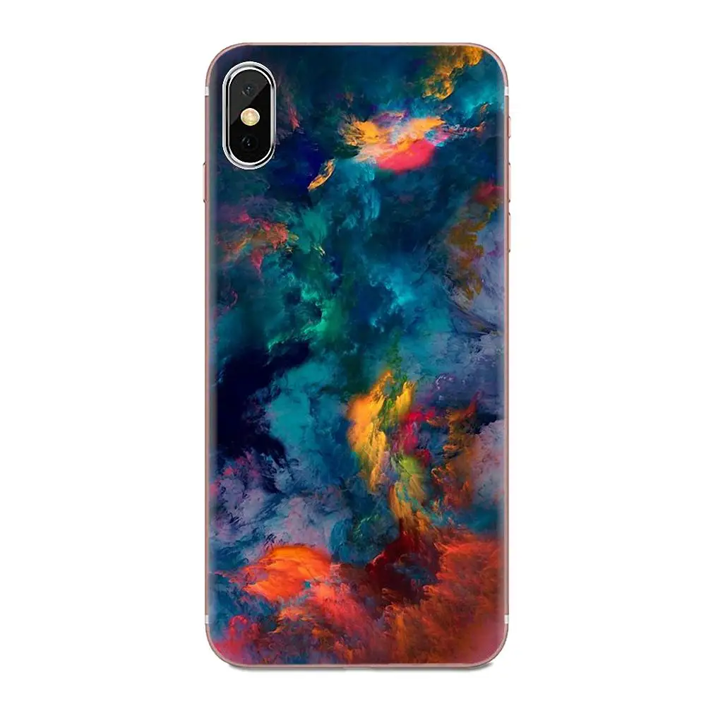 Абстрактная картина красочные цифровой арт ТПУ чехол для телефона Galaxy J1 J2 J3 J330 J4 J5