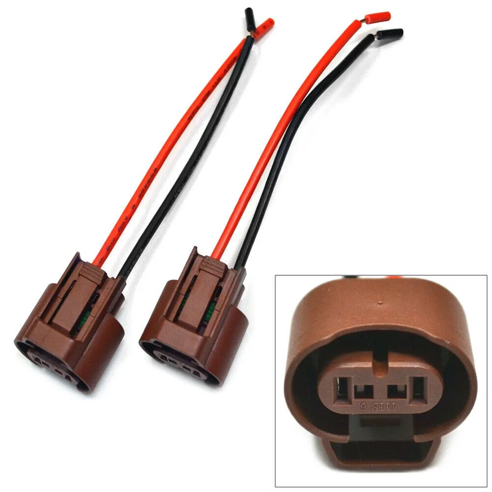 

2PCS Pigtail Female U 9006 HB4 Wire Harness 5 Inches Fog Lamp Socket Connector Bulb High Quality Car Accessories