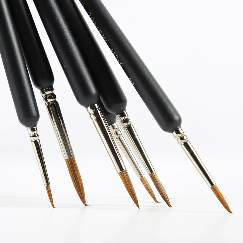 Ручка для рисования 10 шт. в упаковке тонкая кисть миниатюрная мелкой детализации