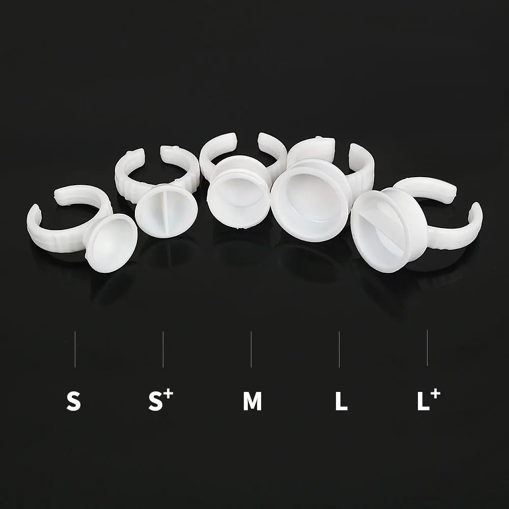 100 шт. колпачки для перманентного татуажа бровей подводки глаз|ring ink holders|ink holderink