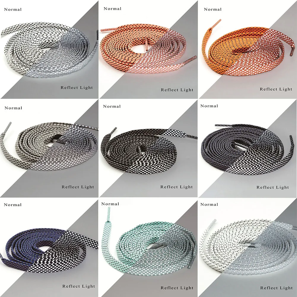 1 пара плоских шнурков для бегунов тканевые шнурки обуви эластичные прочные