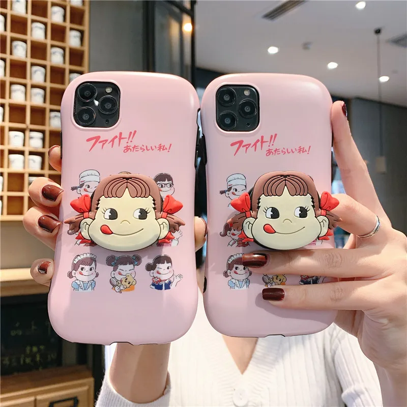 For iphone 11 pro Max Cute Sailor Moon Full Cover armor case XS X XR 8 plus 7 6S Cartoon Daisy capa + stander |
