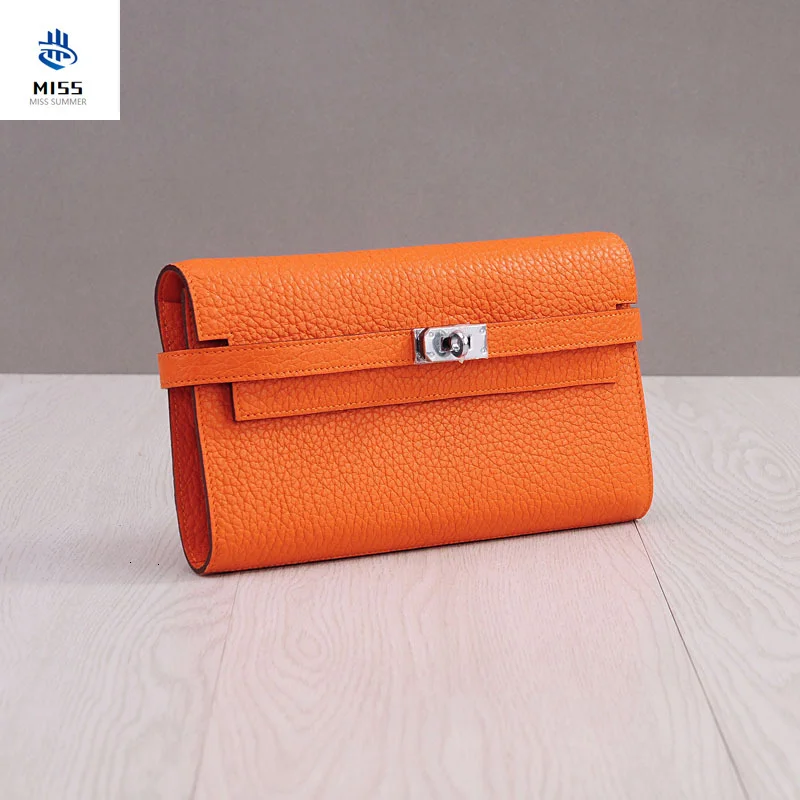 Новинка 2021 женские сумки лаконичный кошелек из натуральной кожи Длинный