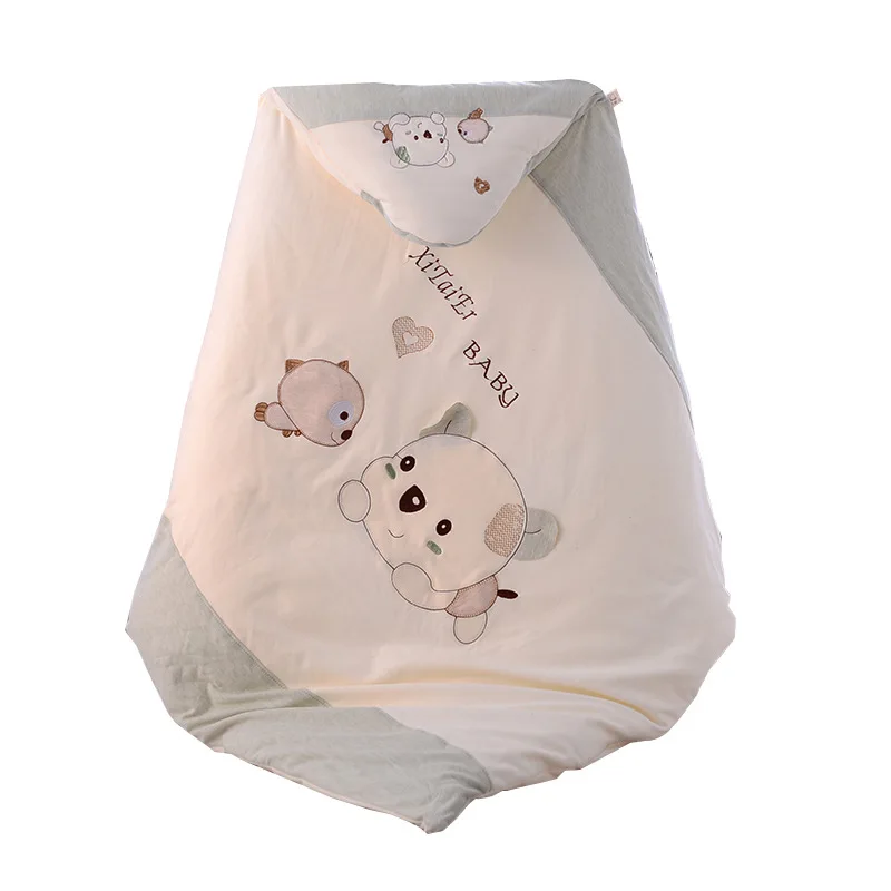 Мягкий Пеленальный спальный мешок для новорожденных хлопковое стеганое одеяло