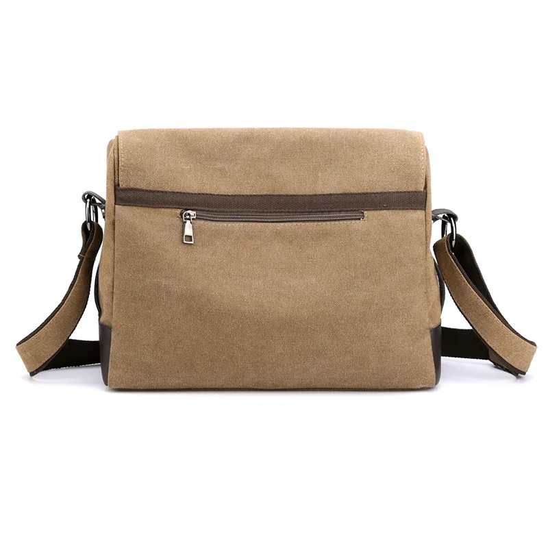 New Canvas male shoulder bags fashion Large cross body bag Casual Big crossbody bags for men 4 colors Man messenger bag