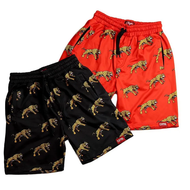 Шорты мужские быстросохнущие тренировочные с принтом животных для бега