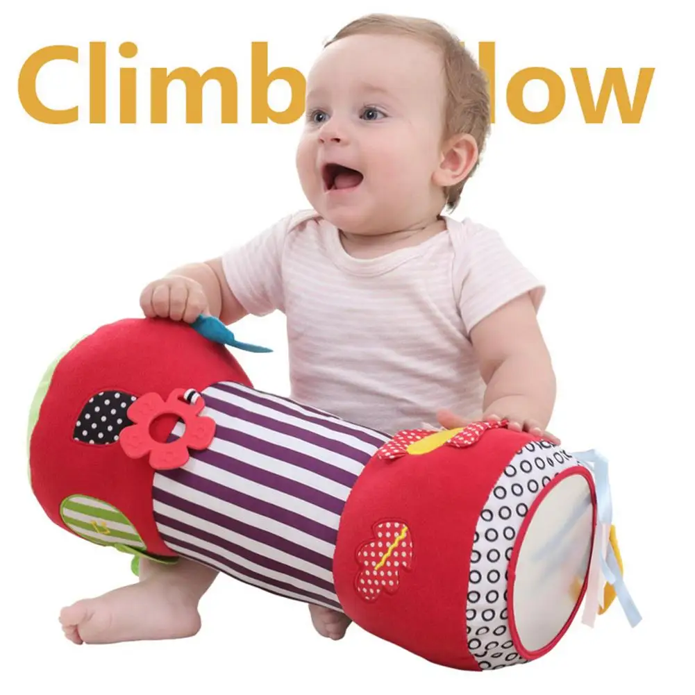 

Baby Crawling Pillow Infant Exercise Roller Toy Soft Cushion Sport Multi-functional Climb Pillow Kid Plush Crawling Roller Learn