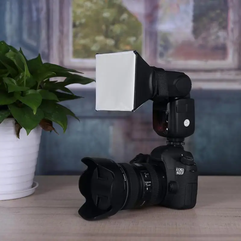 Универсальный фото Difusor 125x100 мм складной светильник для DSLR Flash диффузор софтбокс