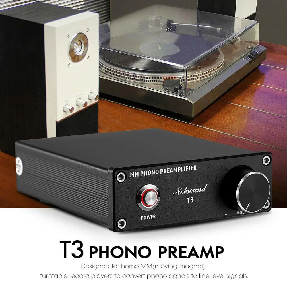 Douk Audio T3 HiFi мм Фонографический предусилитель RIAA проигрывателя усилитель