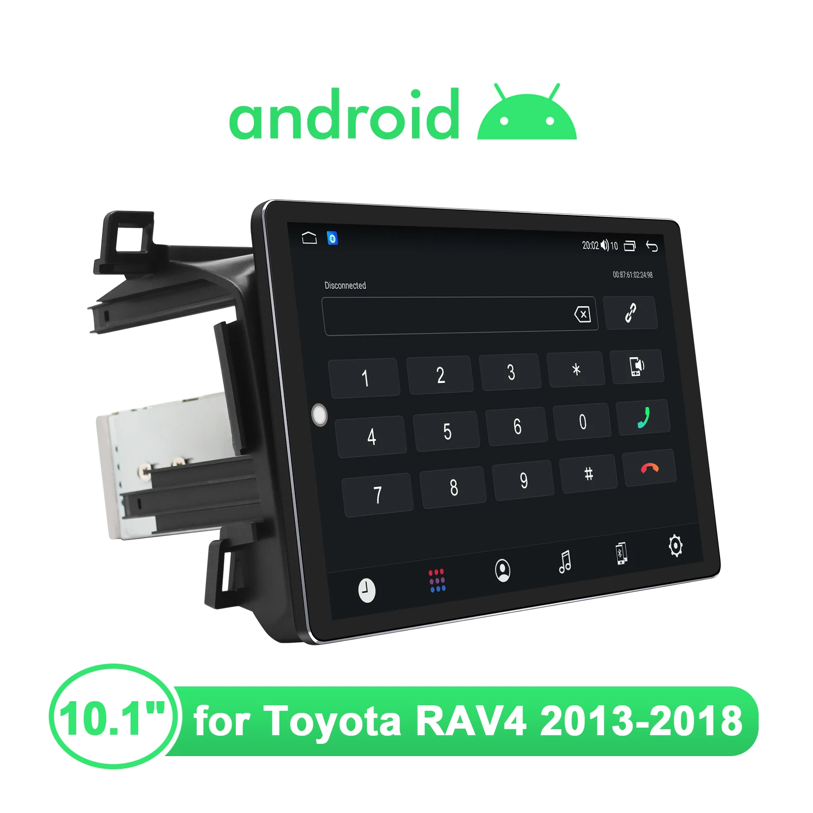 Автомобильный радиоприемник Joying 10 1 дюйма стереоприемник аудиоприемник для