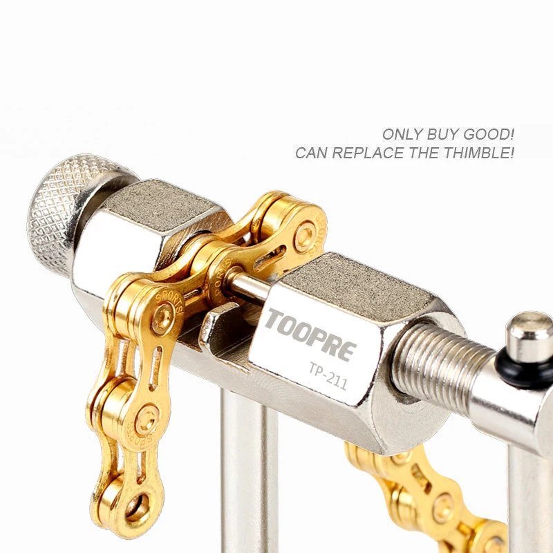 

TOOPRE Bike Chain Breaker Bicycle Hand Repair Tool Screw Type Chain Rivet Extractor MTB Chain Pin Splitter