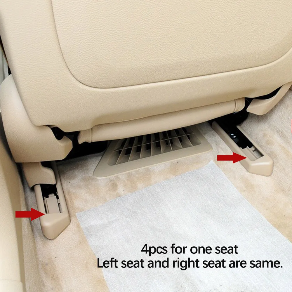 

Interior Car Front Seat Rail Track End Cover Slide Cap Replacement For BMW 5 5GT 7 Series F10 F11 F01 F02 F07 2009-2013