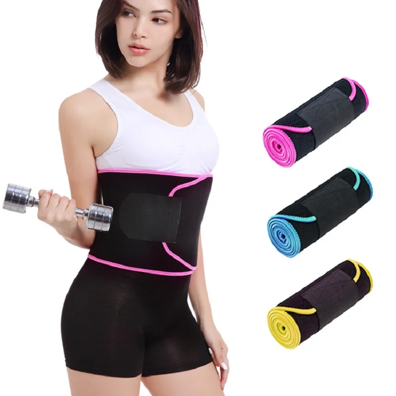 

lady Adjustable belt Body warm Girdle Adult corrector de postura Breathable Running Sport Professional Compression Fitness Pads