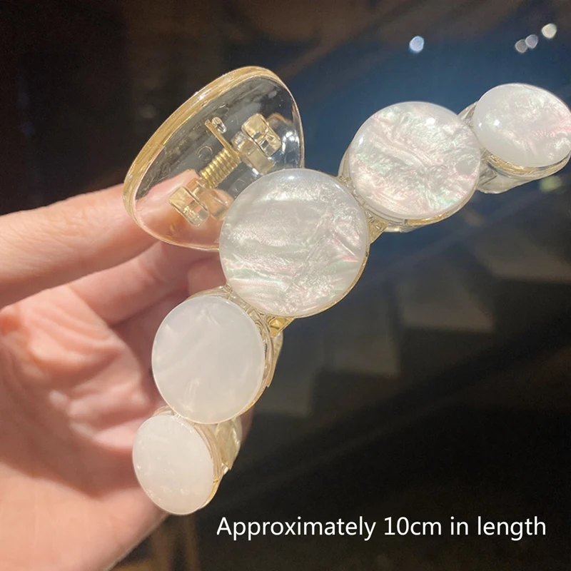 

Imitation Pearl Back Head Hair Claw Hairpin Girls Chic Hairpin 10/8/7/4.5cm Style Fashion Woman Ladies Hair Accessories New 1pc