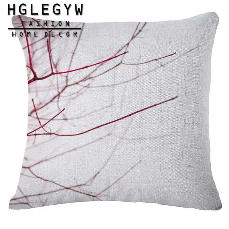 Ветка дерева наволочка хлопок лен чехол с принтом наволочки для офиса дома