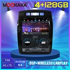 Автомобильный мультимедийный плеер, 4 + 128G экран Тесла для VW Volkswagen Touareg 2010 2011 2012 2013 + Android 9, GPS, аудио, радио, стерео