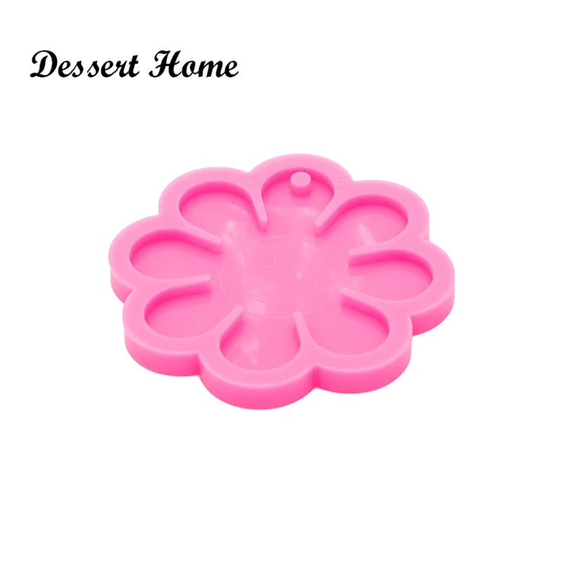 Блестящая форма для подсолнуха DY0401 силиконовая хризантемы эпоксидной смолы