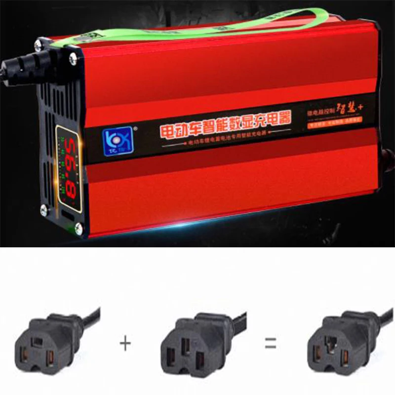 ЖК-дисплей 7S 29 4 V 15A Smart HQ 8S 2 выход 220V 24V литиевое зарядное устройство для