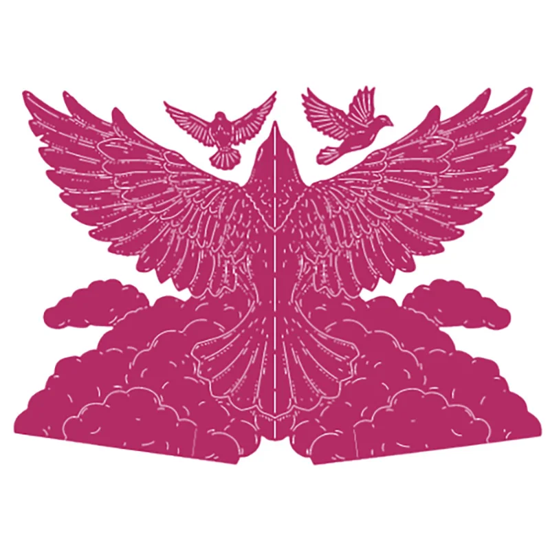 

Soaring Dove Card Metal Cutting Dies Scrapbook Diary Decoration Stencil Embossing Template DIY Greeting Card Handmade 2021 New